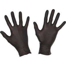 Перчатки нитриловые черные Pura Comfort р-р XL 50 пар