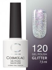 CosmoLac Гель-лак GLITTER 120 Лунная дорожка 7,5 мл