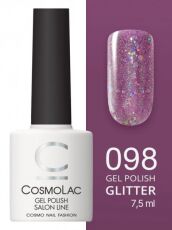 CosmoLac Гель-лак GLITTER 98 Роскошная Москва 7,5 мл