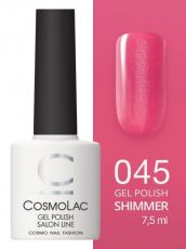 CosmoLac Гель-лак SHIMMER 45 Постель из роз 7,5 мл