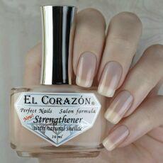 El Corazon База укрепляющая под лак с натуральным индийским шеллаком Perfect Nails №438 Strengthener with natural shellac 16 мл