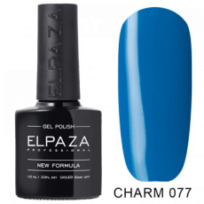 Elpaza Гель-лак Charm 077 10 мл Кобальт