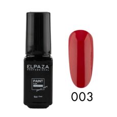 Elpaza Краска для стемпинга №003 красная 5 мл
