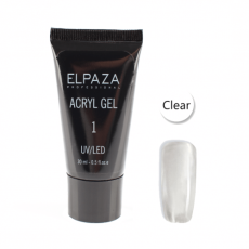 Elpaza Полигель Acryl Gel UV/LED clear 01 30 мл