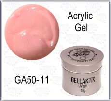 Gellaktik Акригель Acrylic Gel №11 50 гр молочно-розовый