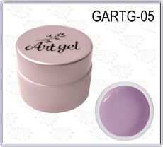 Gellaktik Гель-краска Art Gel №05 без липкого слоя 7 гр сиреневый