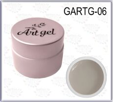 Gellaktik Гель-краска Art Gel №06 без липкого слоя 7 гр серый