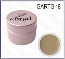 Gellaktik Гель-краска Art Gel №18 без липкого слоя 7 гр бежевый