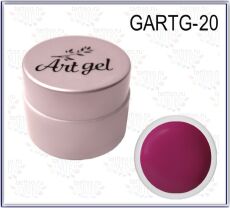 Gellaktik Гель-краска Art Gel №20 без липкого слоя 7 гр фуксия