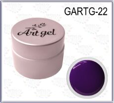 Gellaktik Гель-краска Art Gel №22 без липкого слоя 7 гр фиолетовый