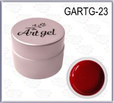 Gellaktik Гель-краска Art Gel №23 без липкого слоя 7 гр красный