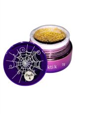 Gellaktik Гель-краска паутинка светоотражающая FLASH №04 золотая 7 гр