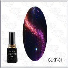 Gellaktik Гель-лак кошачий глаз ILLUSION PLUS №01 12 мл