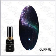Gellaktik Гель-лак кошачий глаз ILLUSION PLUS №02 12 мл