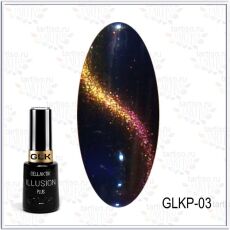 Gellaktik Гель-лак кошачий глаз ILLUSION PLUS №03 12 мл