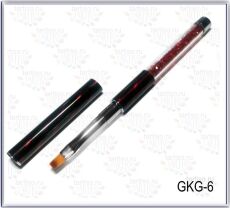 Gellaktik Кисть для геля №6 ручка со стразами