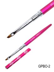 Gellaktik Кисть для геля PINK №2 скошенная