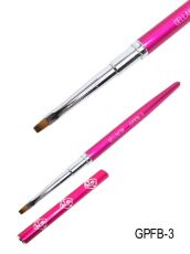 Gellaktik Кисть для геля PINK №3 плоская