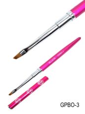 Gellaktik Кисть для геля PINK №3 скошенная
