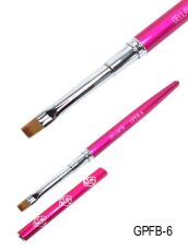 Gellaktik Кисть для геля PINK №6 плоская