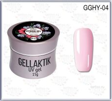 Gellaktik Полигель HYBRID GEL №04 PINK розовый 15 гр