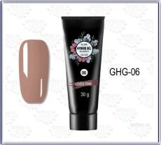 Gellaktik Полигель HYBRID GEL №06 COVER PINK 30 гр