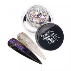 Gellaktik Хлопья ЮККИ GALAXY №03 голографические в банке