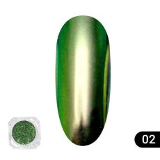 Global Fashion Втирка для ногтей Chameleon powder Fine 02