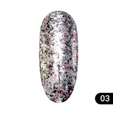 Global Fashion Втирка для ногтей Diamond Foil 03