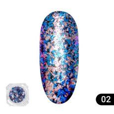 Global Fashion Втирка для ногтей Fire Works 02