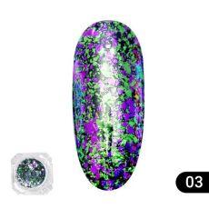 Global Fashion Втирка для ногтей Fire Works 03