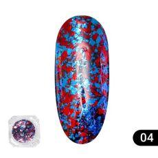 Global Fashion Втирка для ногтей Fire Works 04