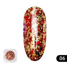 Global Fashion Втирка для ногтей Fire Works 06