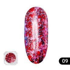 Global Fashion Втирка для ногтей Fire Works 09