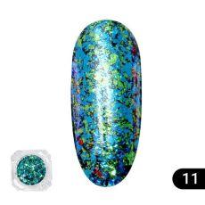 Global Fashion Втирка для ногтей Fire Works 11