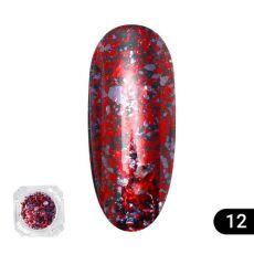 Global Fashion Втирка для ногтей Fire Works 12