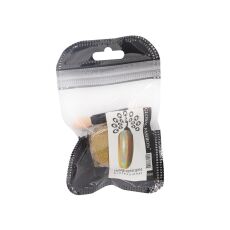 Global Fashion Втирка для ногтей Holographic gold G65