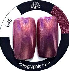Global Fashion Втирка для ногтей Holographic rose G85