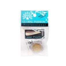 Global Fashion Втирка для ногтей Laser Powder Gold 002
