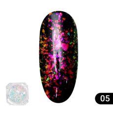 Global Fashion Втирка для ногтей Transparent est chameleon 05