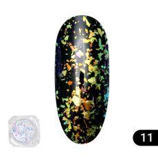 Global Fashion Втирка для ногтей Transparent est chameleon 11