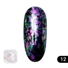 Global Fashion Втирка для ногтей Transparent est chameleon 12