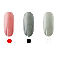 Global Fashion Втирка для ногтей зеркальная серебристая