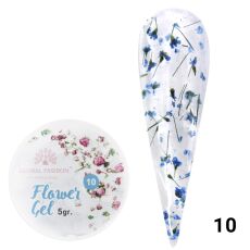 Global Fashion Гель Flower Gel с сухоцветами №10 5 гр