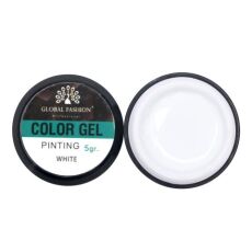 Global Fashion Гель-краска Color gel 5 гр белый