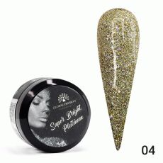 Global Fashion Гель-краска Super Bright platinum №04 5 гр