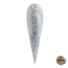 Global Fashion Гель-краска металлическая с хлопьями Spectrum №01 5 гр