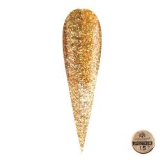 Global Fashion Гель-краска металлическая с хлопьями Spectrum №15 5 гр