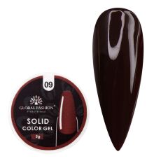 Global Fashion Гель-краска повышенной плотности Solid color gel №09 5 гр