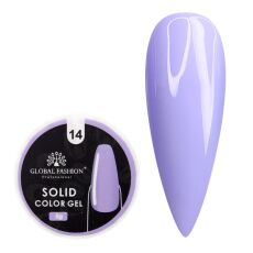 Global Fashion Гель-краска повышенной плотности Solid color gel №14 5 гр